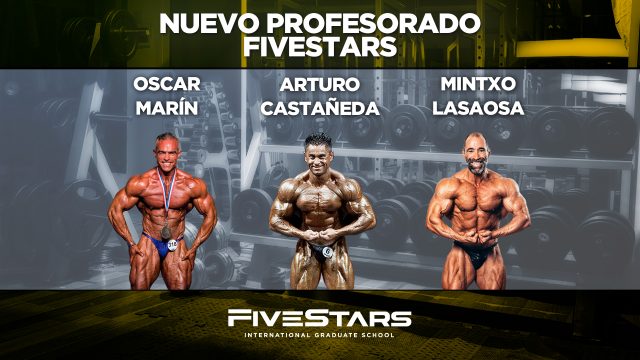 Lee más sobre el artículo 3 Referencias mundiales del culturismo se incorporan al equipo docente de FiveStars IGS.