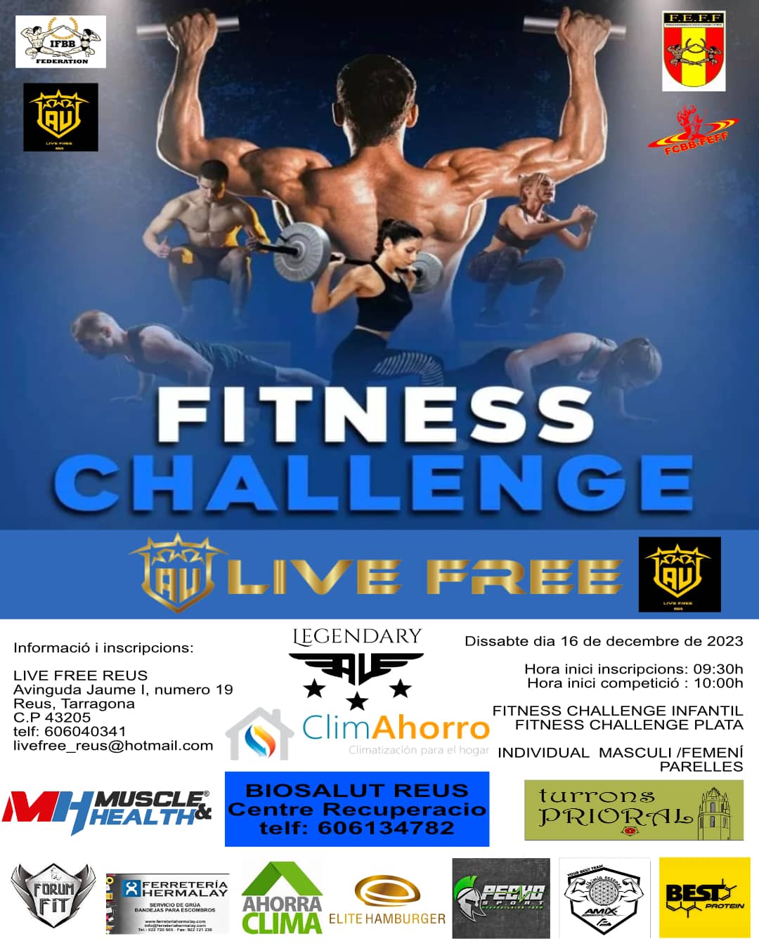 Lee más sobre el artículo ¡¡¡2ª Edición del Fitness Challenge !!!